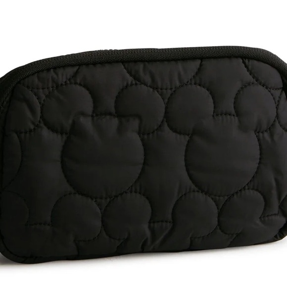 New Vera Bradley Disney Mini Belt Bag Black Featherweight Quilted Mickey Ears - Picture 3 of 15